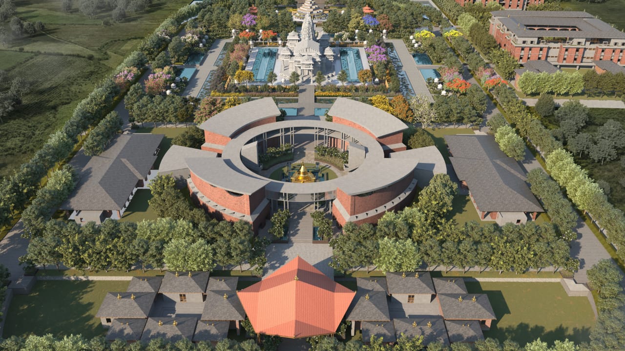 Conceptual design of the Jainism World Center at Gunayaji Tirth